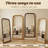 Retro Full-Length Mirror, Oversized Arch Floor Mirror-623422777-623422776