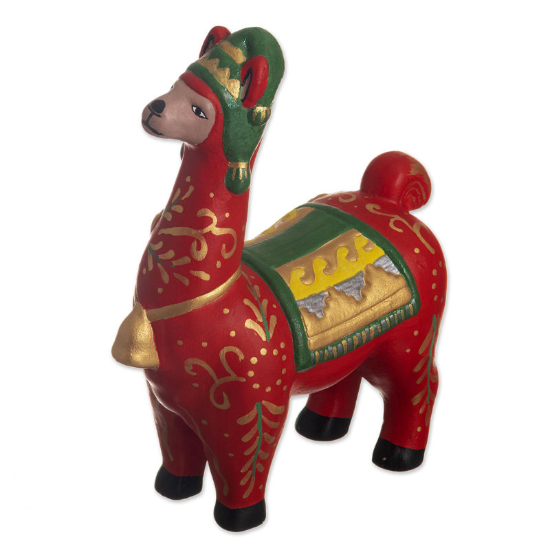 Figurine de lama des Fêtes