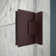 Unidoor Plus 47" W x 36.375" D x 72" H Frameless Pivot Rectangle Shower Enclosure with Fixed Panel