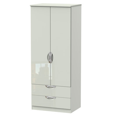 Ratley 2 Door Manufactured Wood Wardrobe