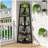 70.07" Tall Corner Shelf, 5 Tier Rustic Black Corner Bookshelf Bookcase Industrial Corner Ladder Shelf Plant Stand For Living Room, Kitchen, Home Office-873888197