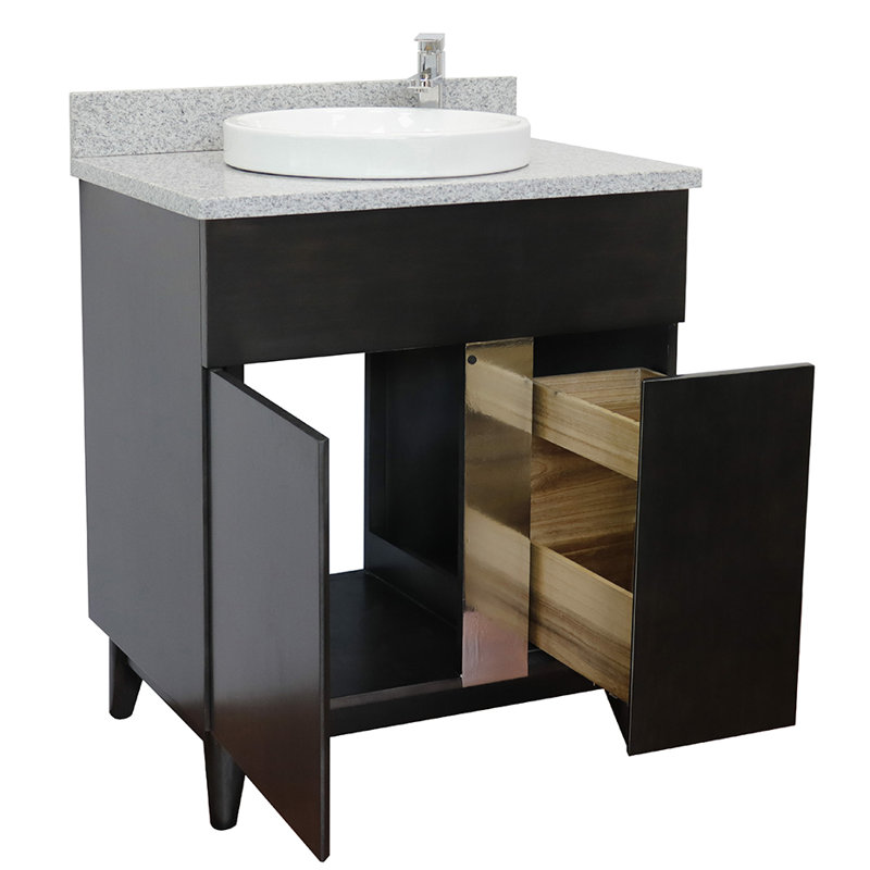 Ensemble de meuble-lavabo simple 31 po Galyon, Granite