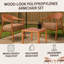 Ensemble de chaises d'appoint modernes 2 pièces avec table basse, sièges rembourrés pour vous détendre dans le salon, le salon ou le balcon-2146857015-2146857016-2146857018