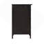 Élégante table de chevet transitionnelle noire-260334609