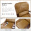 Fauteuil inclinable standard en cuir véritable Hardge-151355068