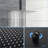 12 Inch Square Shower Head Rain Fixed Shower Head Stainless Steel Casted Shower Head-114229107