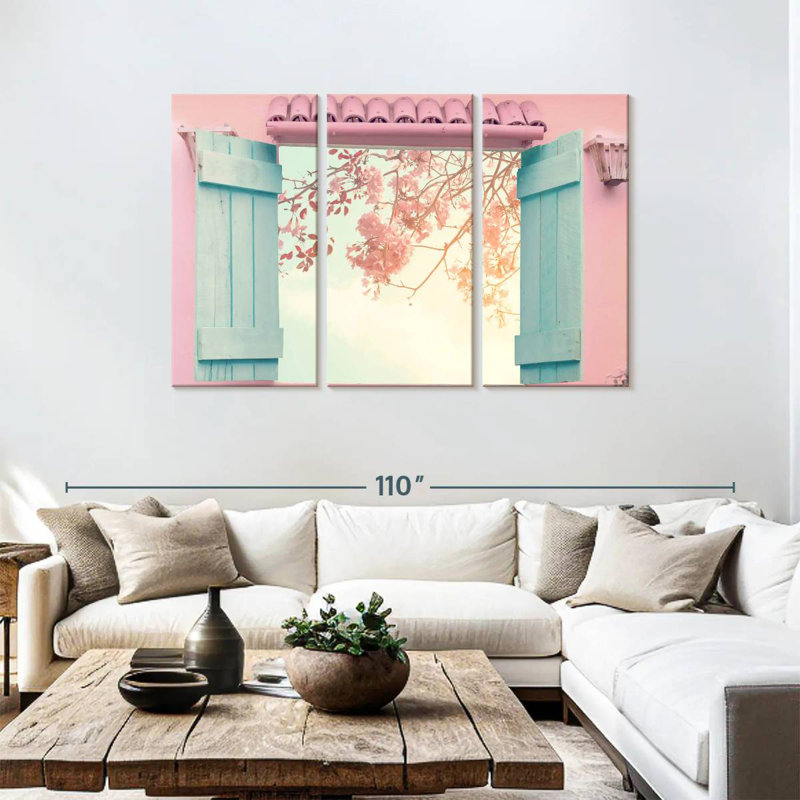 Lilie Sakura Window View, 48" H x 74" W