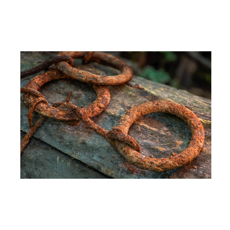 Art sur toile Gordon Semmens Red River Rust 09, 30" H x 47" W