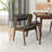 Kentaro Mid-Century Style 5 Piece Solid Wood Dining Set
