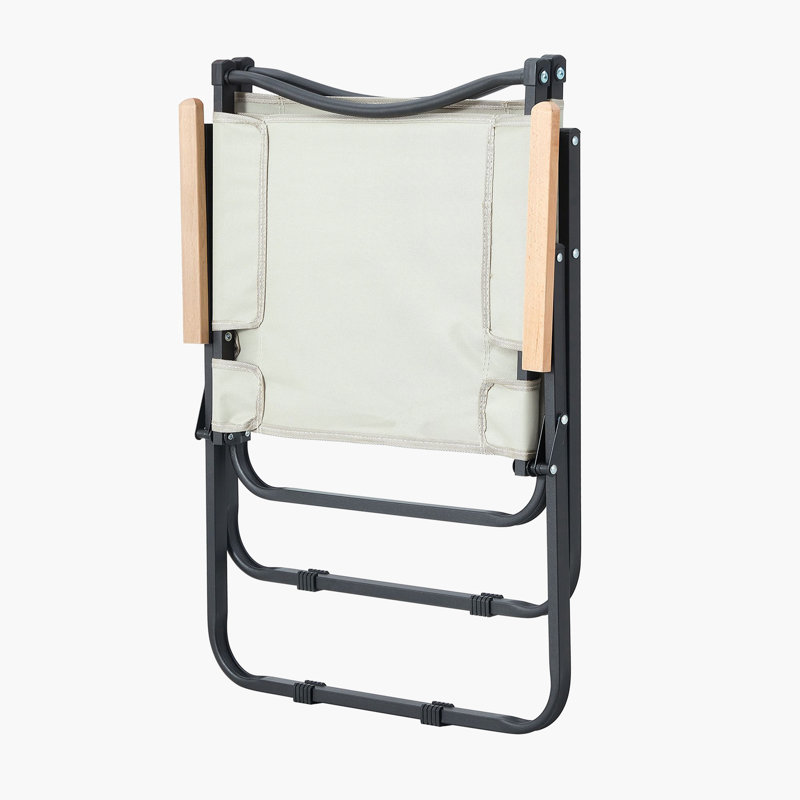 Steel Frame Folding Outdoor Camping Chair Set of 2
