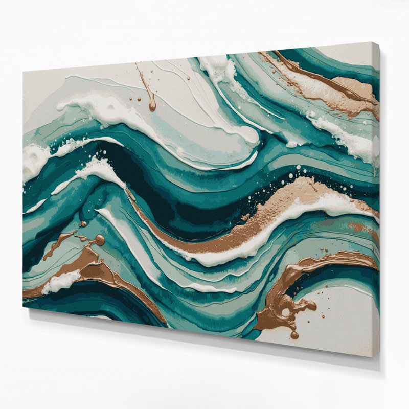 Art mural sur toile Coastal Coastal, H 11 po x l 14 po