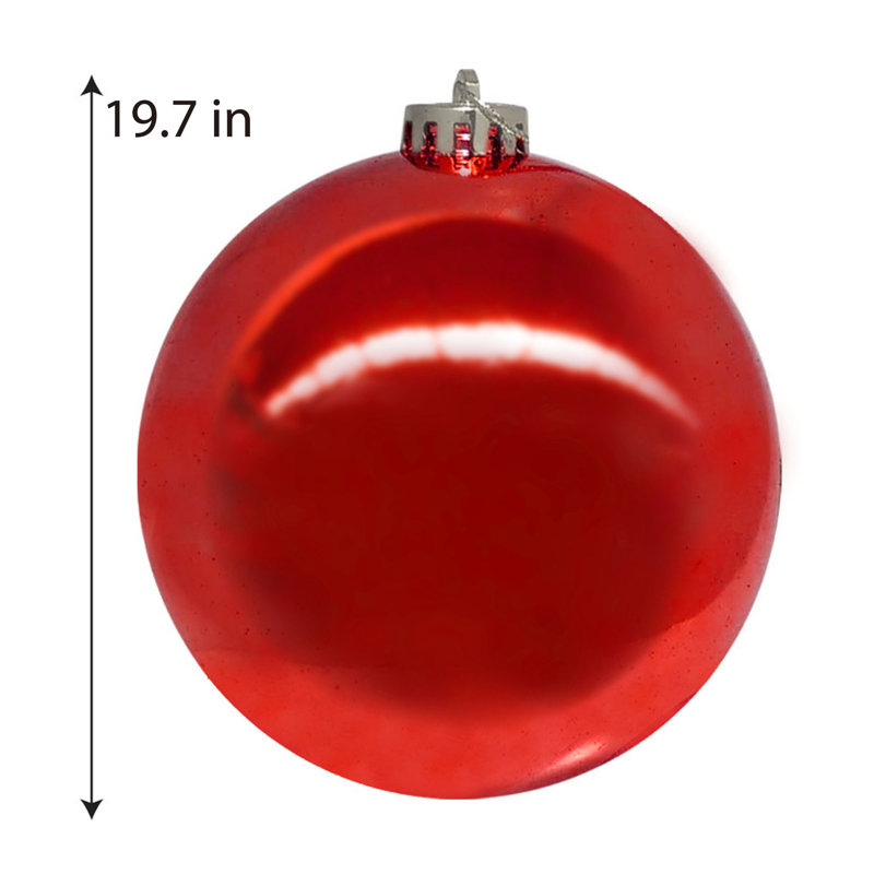 Ornement boule brillante, Rouge