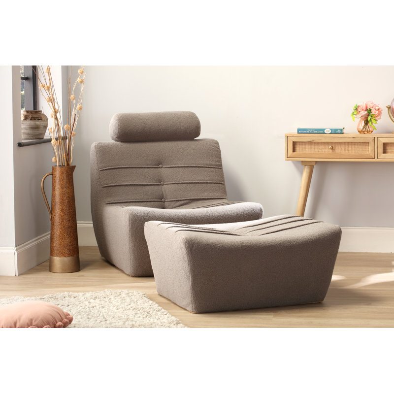 Suvetha Upholstered Accent Chair, Grey
