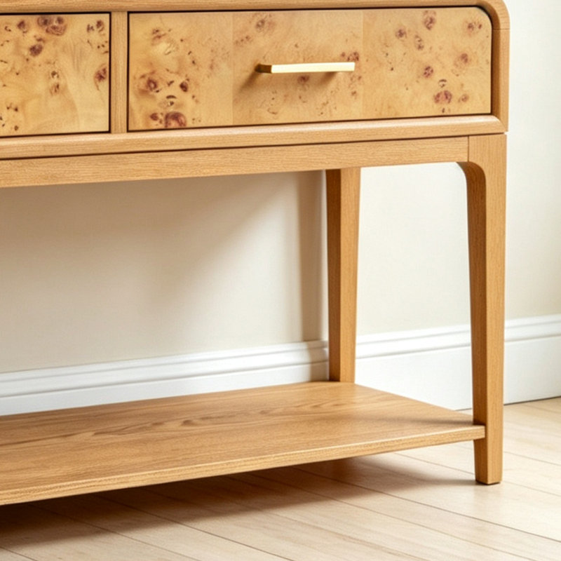 Table d'entrée de style médiéval, H 29,53 po x l 62,99 po x P 15,75 po