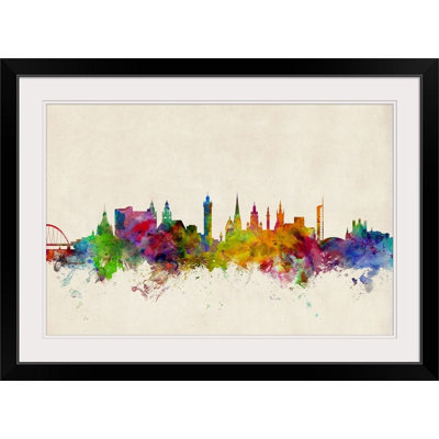 «Glasgow Écosse Skyline» par Francy, impression