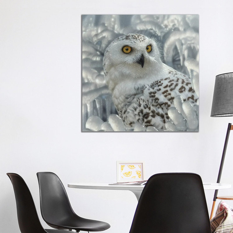 Snowy Owl Sanctuary by Collin Bogle - Wrapped Canvas Print, 93.98 cm H x 93.98 cm W
