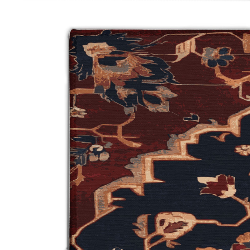 Tapis turc intérieur et extérieur mauve, Rectangulaire 2 pi x 3 pi