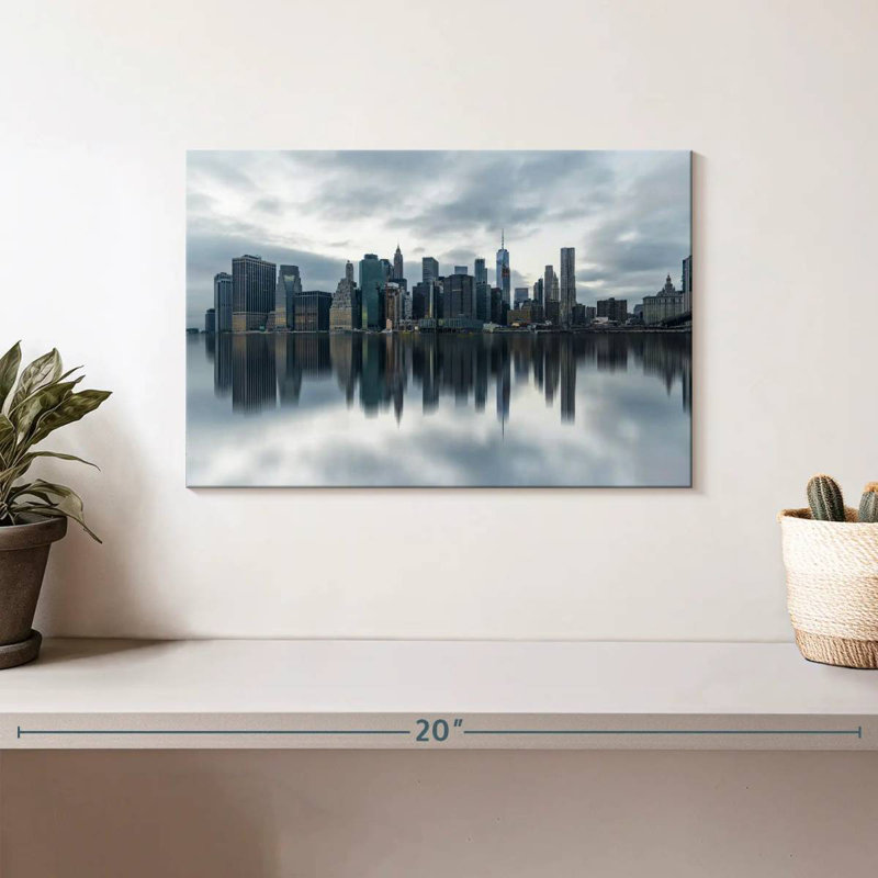 Sireci New York Skyline Reflection, 8" H x 12" W