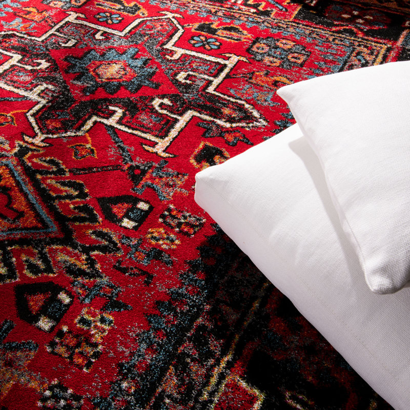 Amaniya Vintage Hamadan Performance Southwestern Rug, Round 10'