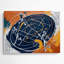 Art mural en métal bleu-791972614