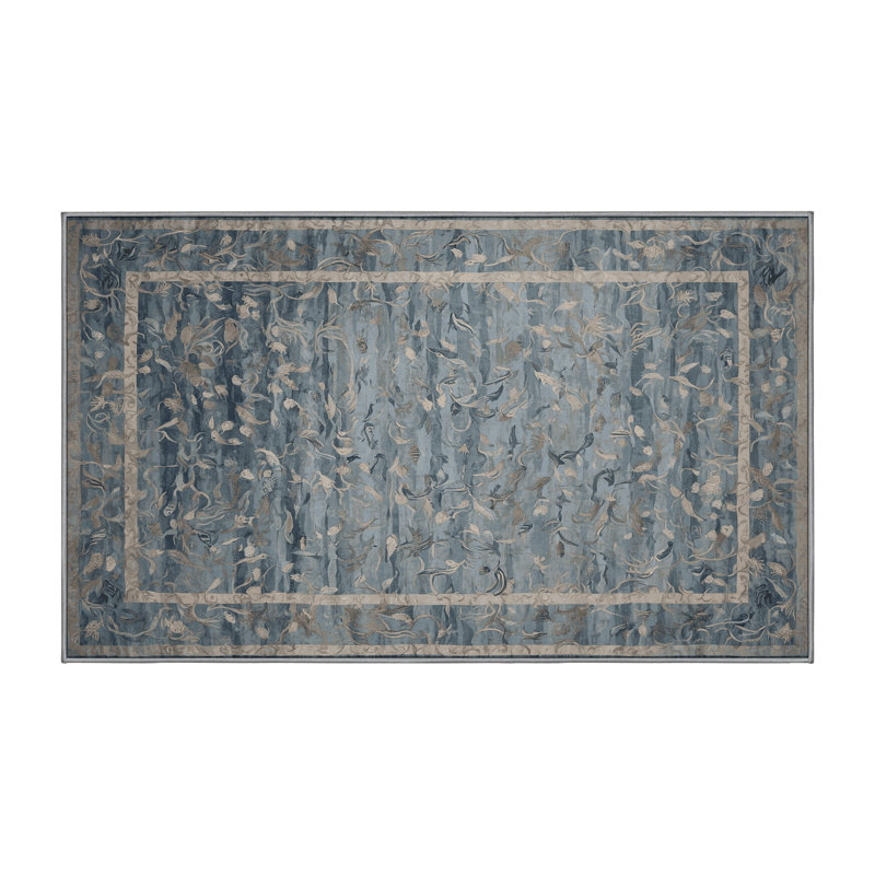 Tapis gris soyeux et moelleux, Tapis de couloir 2 pi x 5 pi