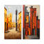 «Aztec mexicain civilisation I», ensemble de 2 reproductions d'art urbain-102583189-102583192