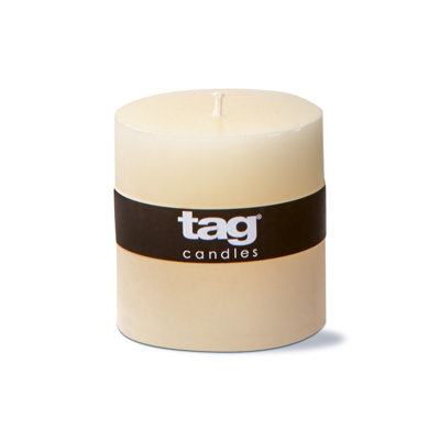 Bougie cylindrique sans parfum