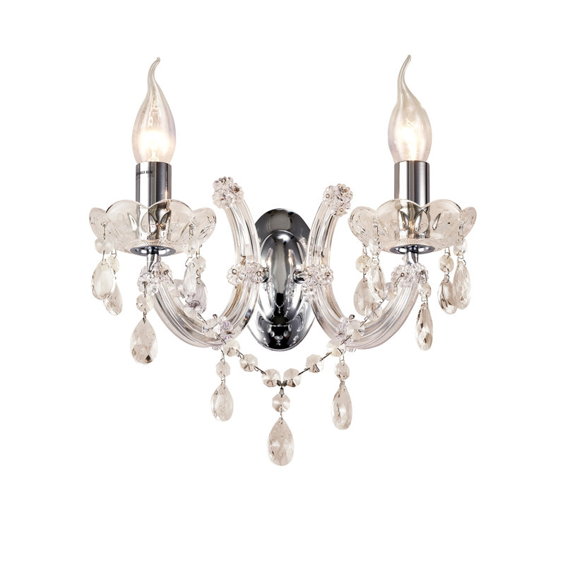 Jansen Candle Wall Light, White