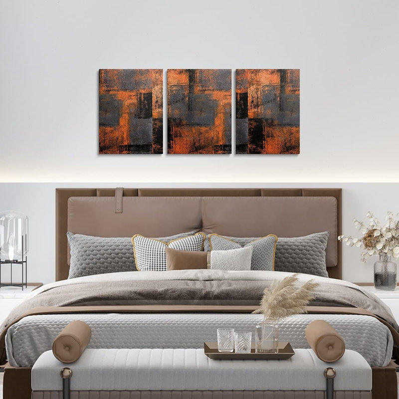3 Piece Wrapped Canvas Wall Art