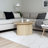 Aurel Modern 31" Fluted Oblong Living Room Coffee Table-877085761