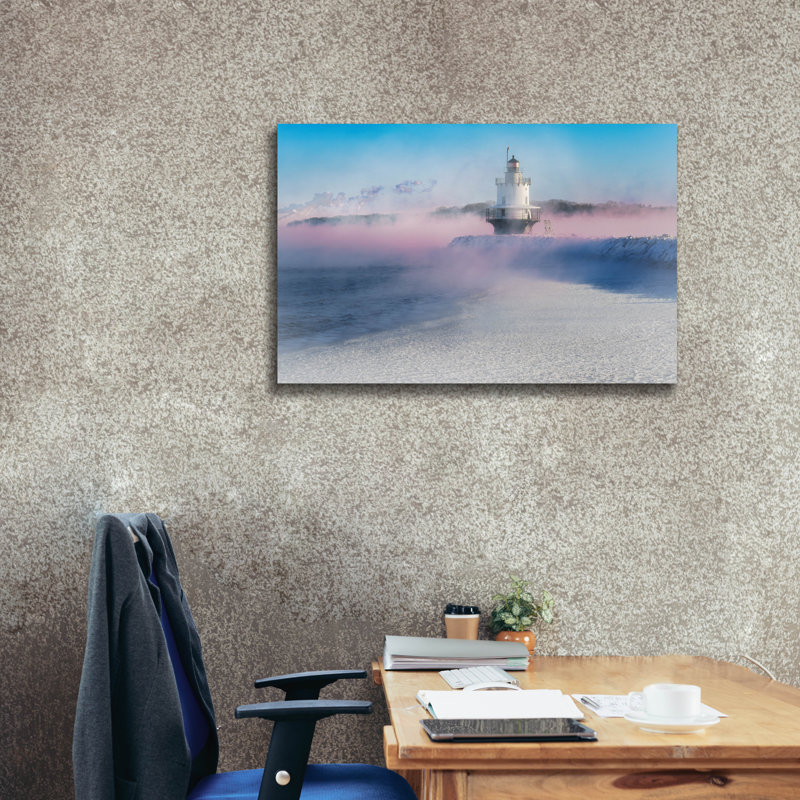 Toile épique «Spring Point Freeze» par Rick Berk, 40 po x 26 po, H 26 po x l 40 po x P 1,5 po