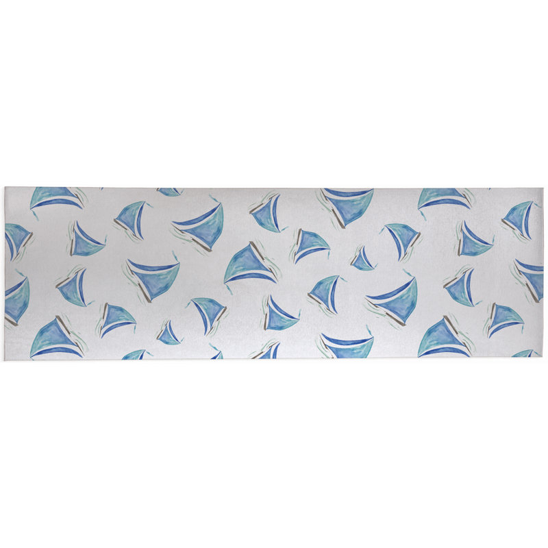 Tapis d'extérieur Summer, Tapis de couloir 2 pi 6 po x 8 pi