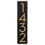 Floating Modern 3" Number Vertical Address Plaque (4 Digits)-435911494-435911280-435907216
