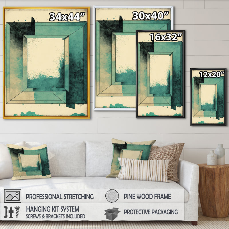 Impression impeccable sur toile, "Perfect imperfections" rétro graphique X, Noir, H 40 po x l 30 po x P 1,5 po