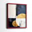 ABSTRACT Series DLI - reproduction encadrée de qualité supérieure - prête à être accrochée - aucun clou requis - aucun clou requis-1983802101-1983802100