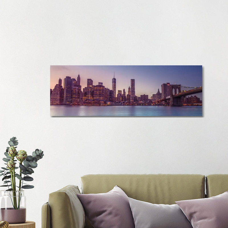 New York XXII by Assaf Frank - Wrapped Canvas Panoramic Print, 121.92 cm H x 40.64 cm W x 3.175 cm D