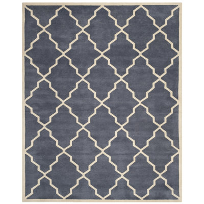Carolene Hand Tufted Wool Geometric Rug