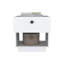 Table de chevet 20 tiroirs en bois blanc 20 po