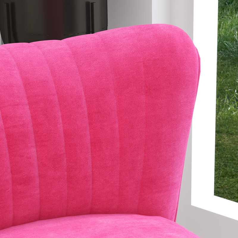 Largeur de 20,9 po Jerdine, Rose 100 % polyester