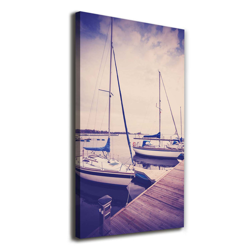 Yachts - Wrapped Canvas Print
