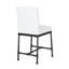 Tabouret de comptoir industriel moderne (2) - blanc H 38,8 po x l 23 po avec 2 tabourets modernes