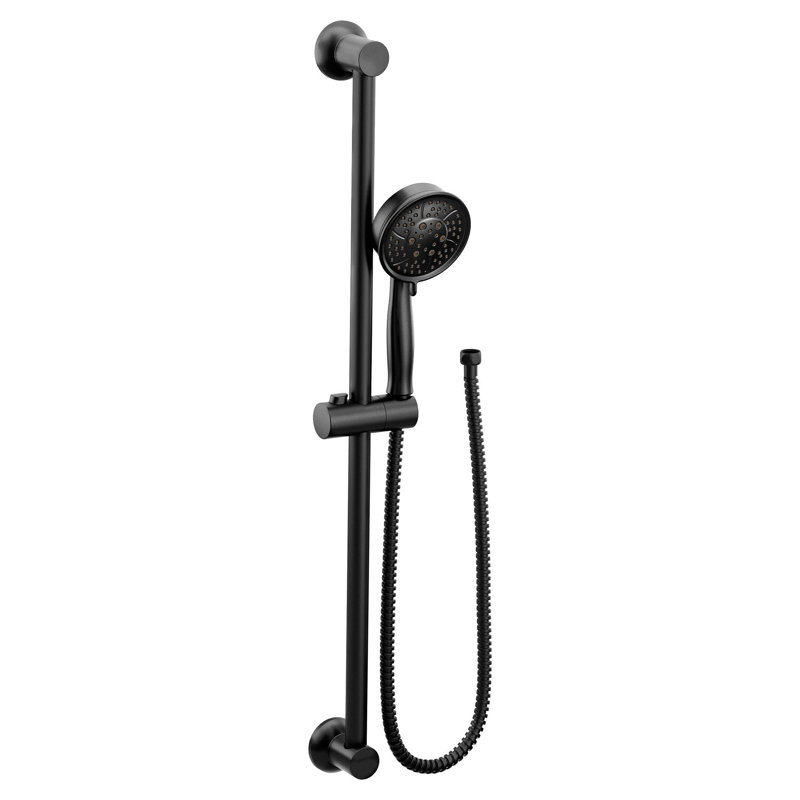 Pomme de douche à main multifonction, Noir mat