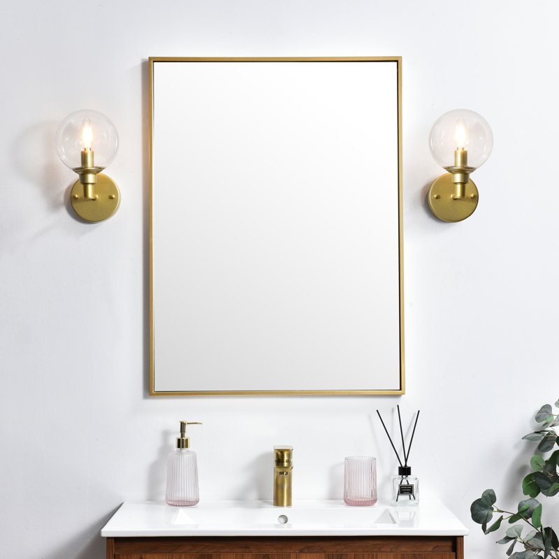 Byeong Dimmable Vanity Light, Chrome, 1 Light, 10" H x 6" W x 6" D