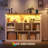 10-cube Storage Cabinet With Built-in Outlets & Led Lights - Tv Stand, Organizer, 39.4"H x 47.2"W x 11.8"D-697541431-696807916