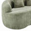 Canapé courbé avec accoudoir rond, canapé à compression avec 2 coussins pour les petits espaces-892061830
