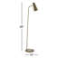 Lampe sur pied arquée 66 po Kelt-540149631