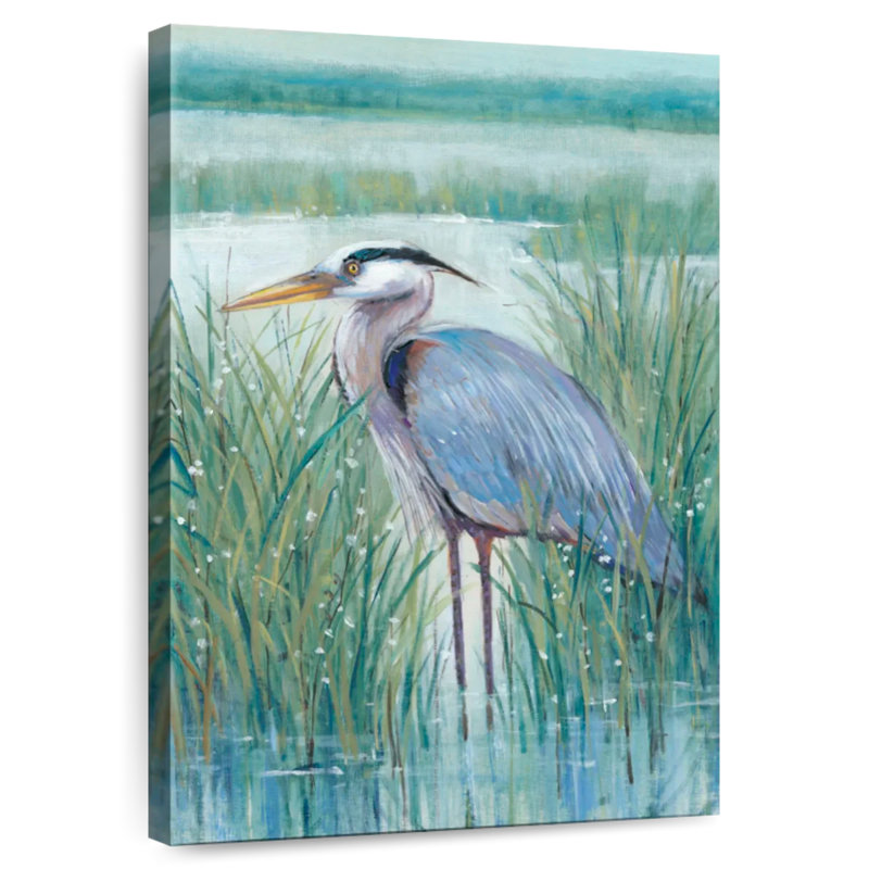 Brampt Wetland Heron II, 30" H x 20" W