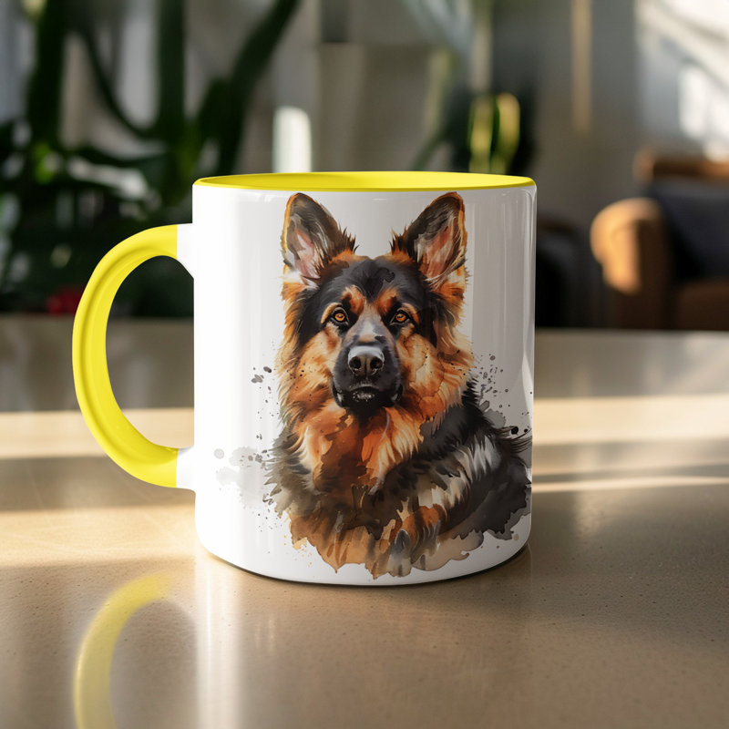 Mug, 1, Yellow