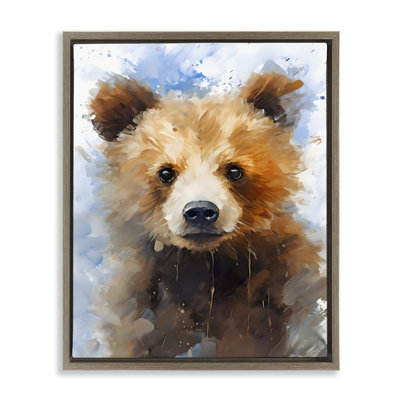  "Woodland Nursery Bear", art mural sur toile flottante par Franklyn Gregory