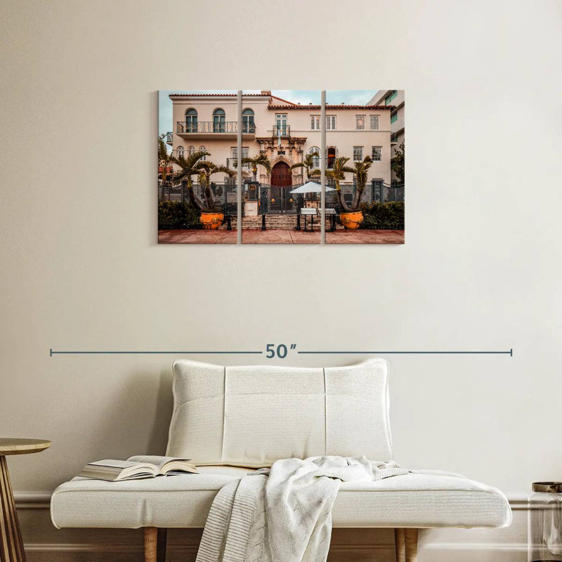 Villa Casa Casuarina Miami, H 20 po x l 33 po